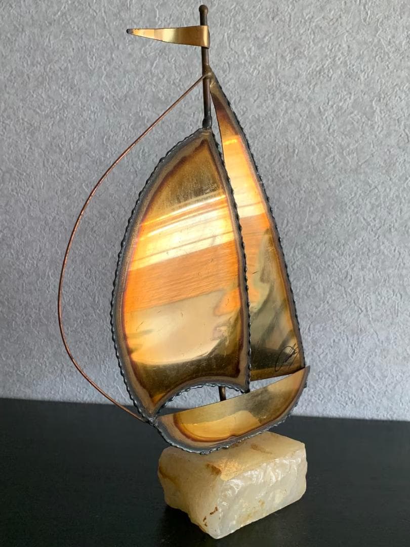 ヨット Jay 金属製 オブジェ 置物 飾り　sailing yacht Jay