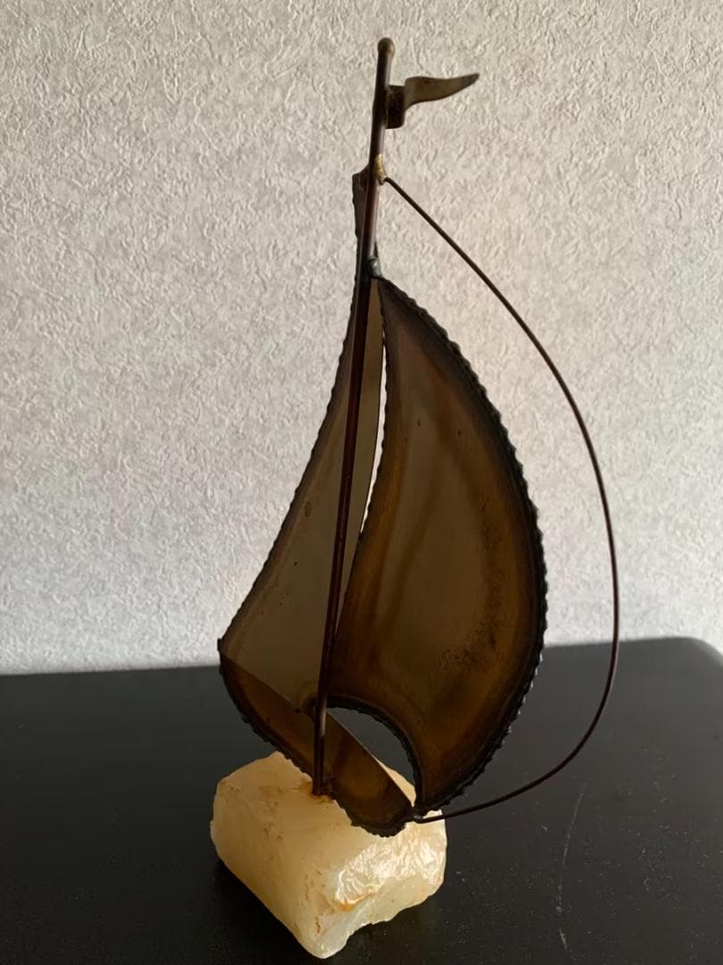 ヨット Jay 金属製 オブジェ 置物 飾り　sailing yacht Jay