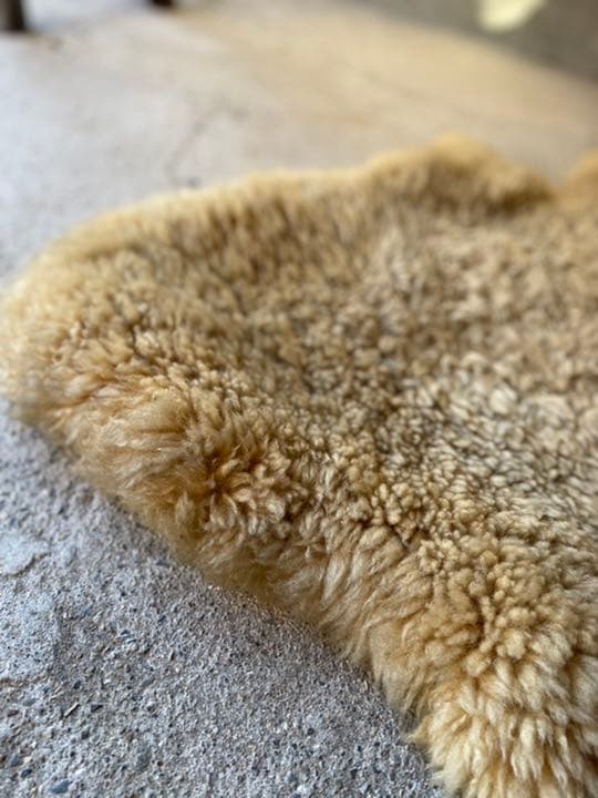ビンテージ  ムートンラグ