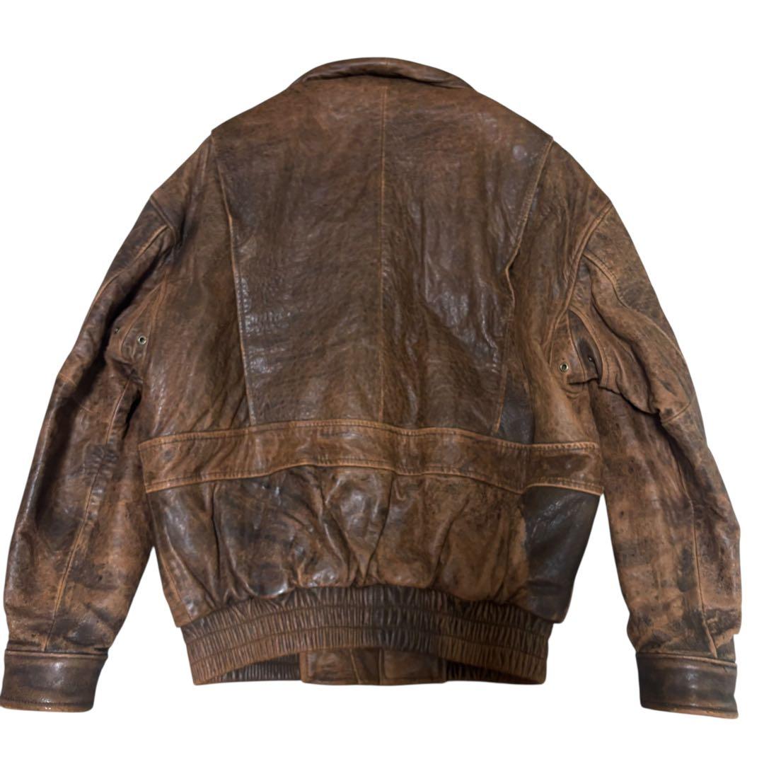 【かみさん】SubUrban A-2フライトジャケット　ブラウン　M