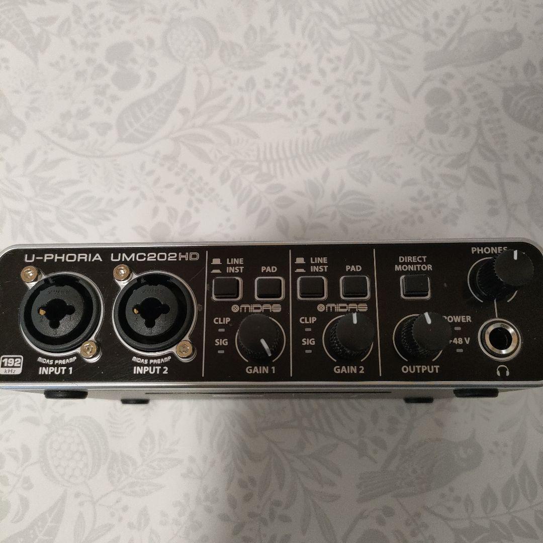 【動作確認済み】U-PHORIA STUDIO PRO UMC202HD セット