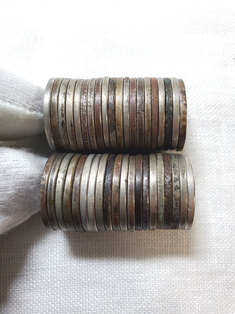 専用品　カラス1銭100枚　2銭明治6年2枚　桐1銭昭和4年5枚　稲5銭40枚