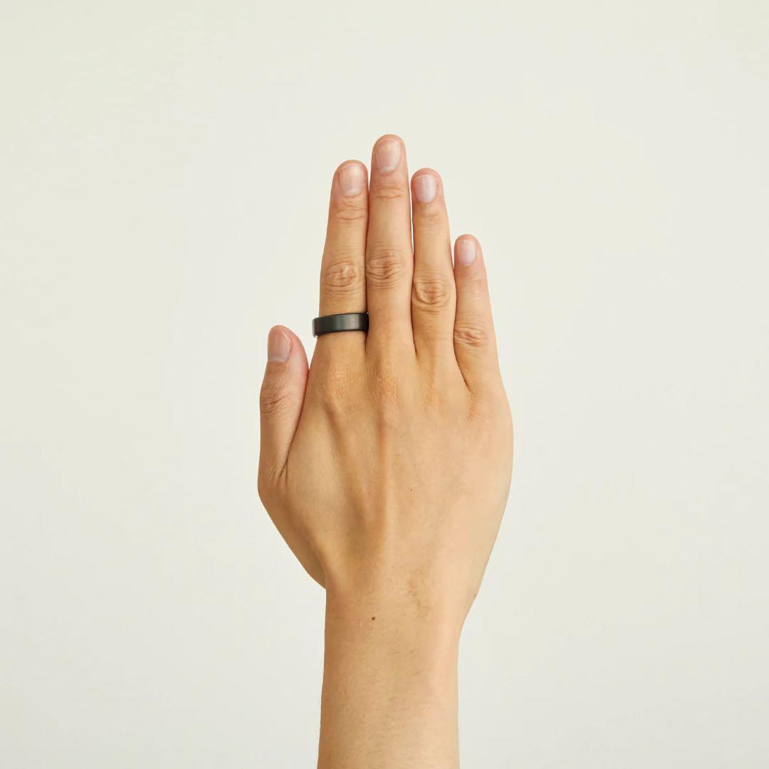 値下げ★【美品】Ouraリング ブラック 充電ケーブル付き