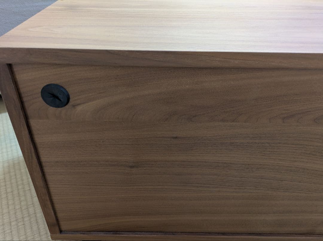 無印良品　木目調 シンプル テレビ台 収納付き