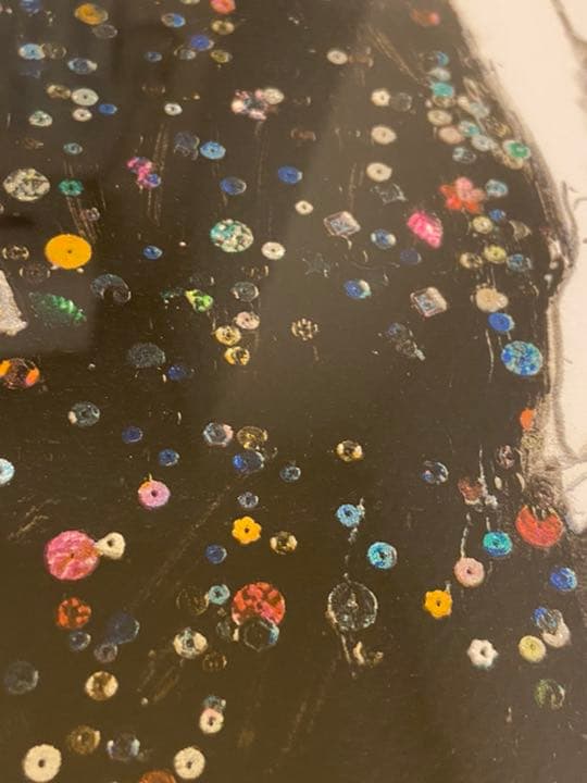 ロバート・ハインデル　グリターガールズ　版画　素描