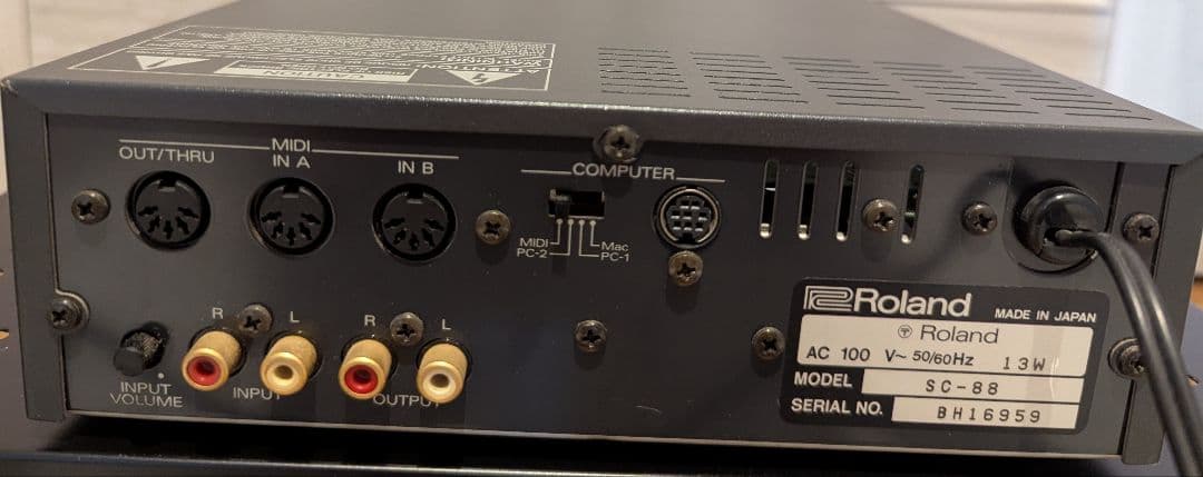 Roland SC-88 Sound Canvas MIDI音源モジュール