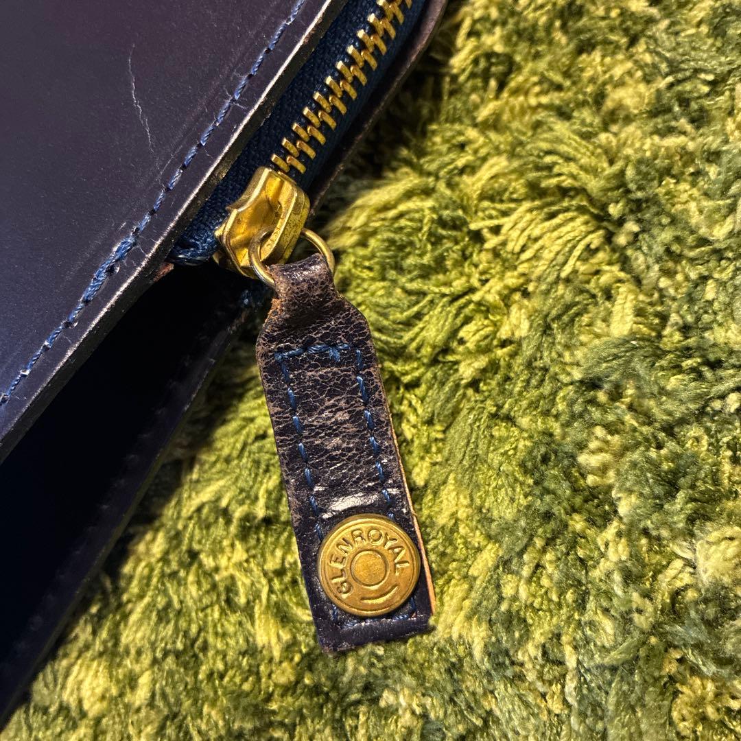 G*H様 グレンロイヤル　ブリーフケース　濃紺　パスケース付き