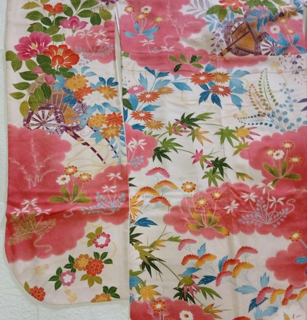 一級技能士手縫いの加賀友禅の振袖