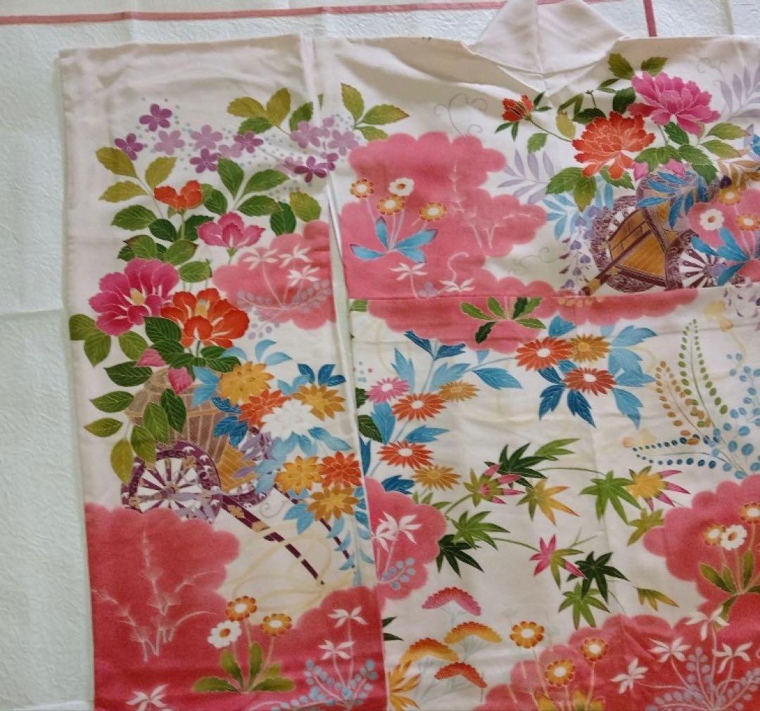 一級技能士手縫いの加賀友禅の振袖