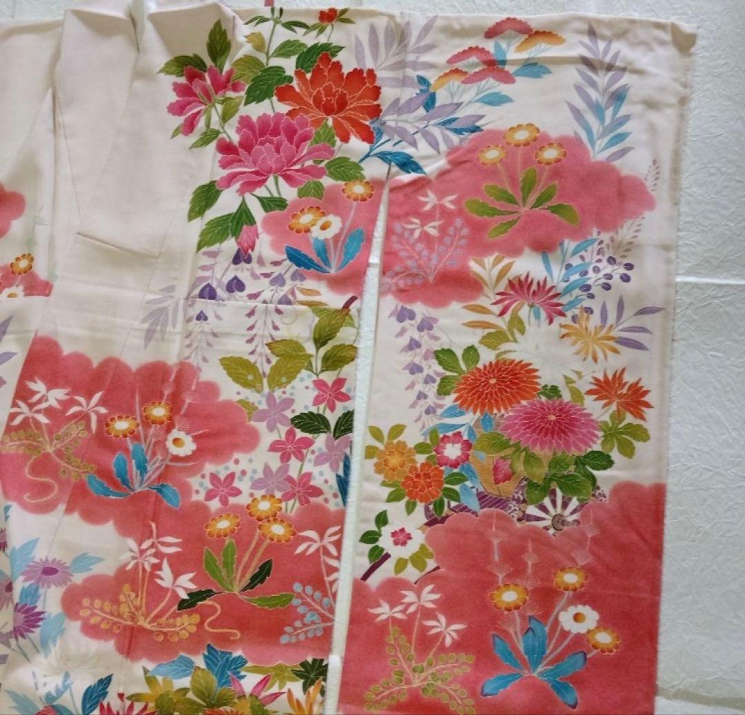 一級技能士手縫いの加賀友禅の振袖