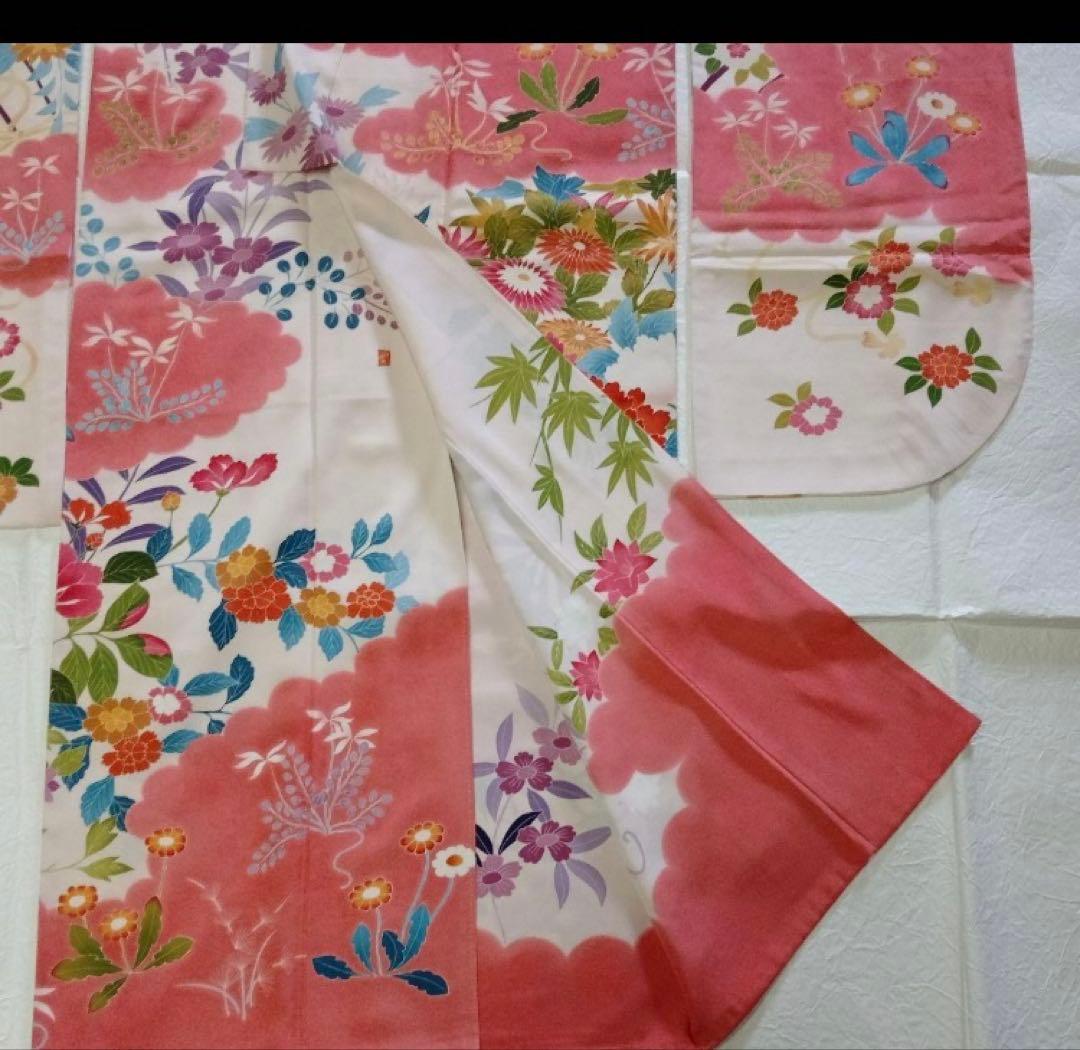 一級技能士手縫いの加賀友禅の振袖