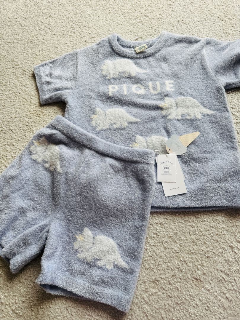 ジェラートピケ　恐竜　ルームウェア