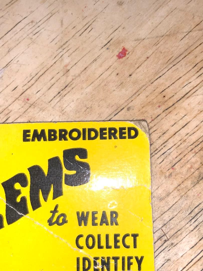 ビンテージ 60s デビル　悪魔　Devil ワッペン ノースノーネーム　レトロ