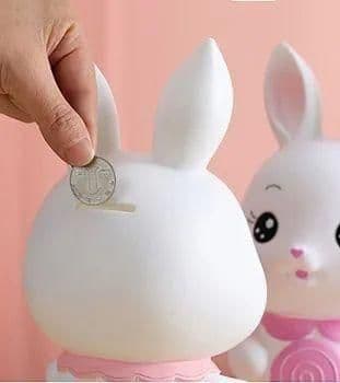 子供用貯金箱　バンク 賽銭箱　貯金箱　うさぎ