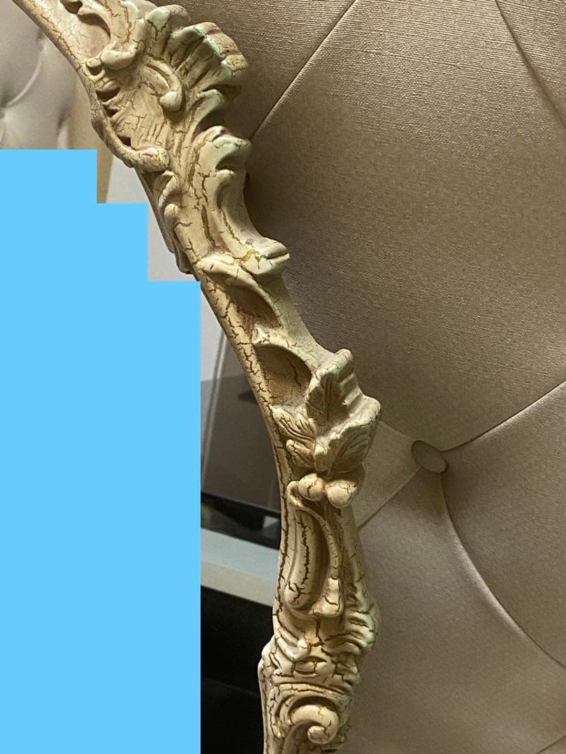 希少♦️ロココ フレンチ♦️高級 アンティーク 彫刻 ミラー♦️シャビー♦️送料込