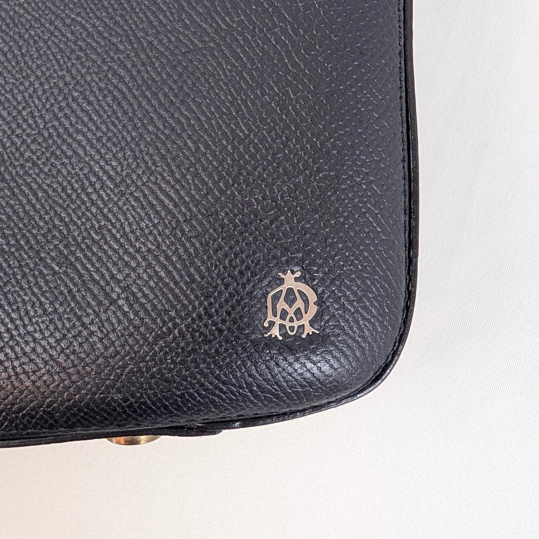 dunhill ダンヒル カドガン スリムドキュメントケース レザー ネイビー