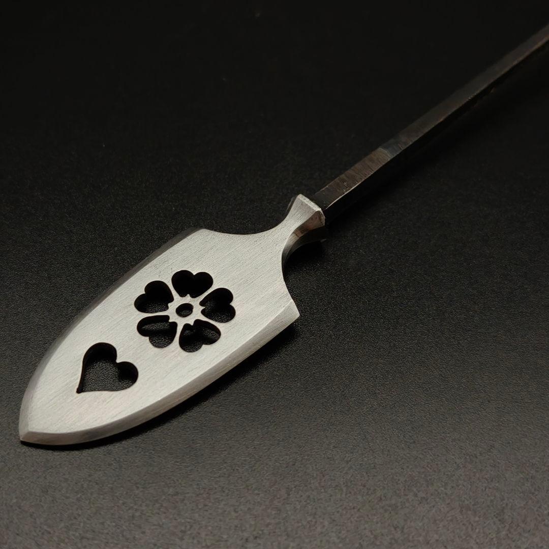 a*k様 年末セール武道具　矢じり　平根式　桜花猪目透　鏃　古式　弓道具　鉄製