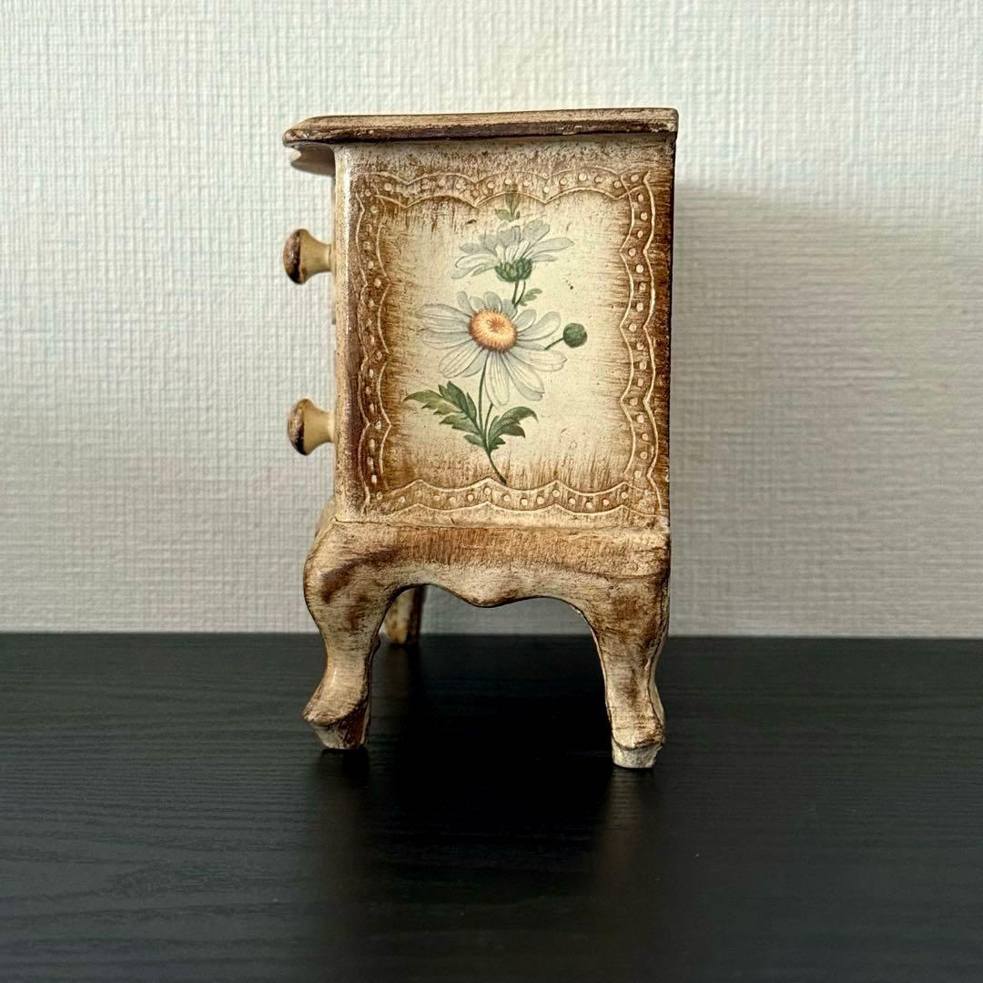 フランス　アンティーク　小物ケース　木製