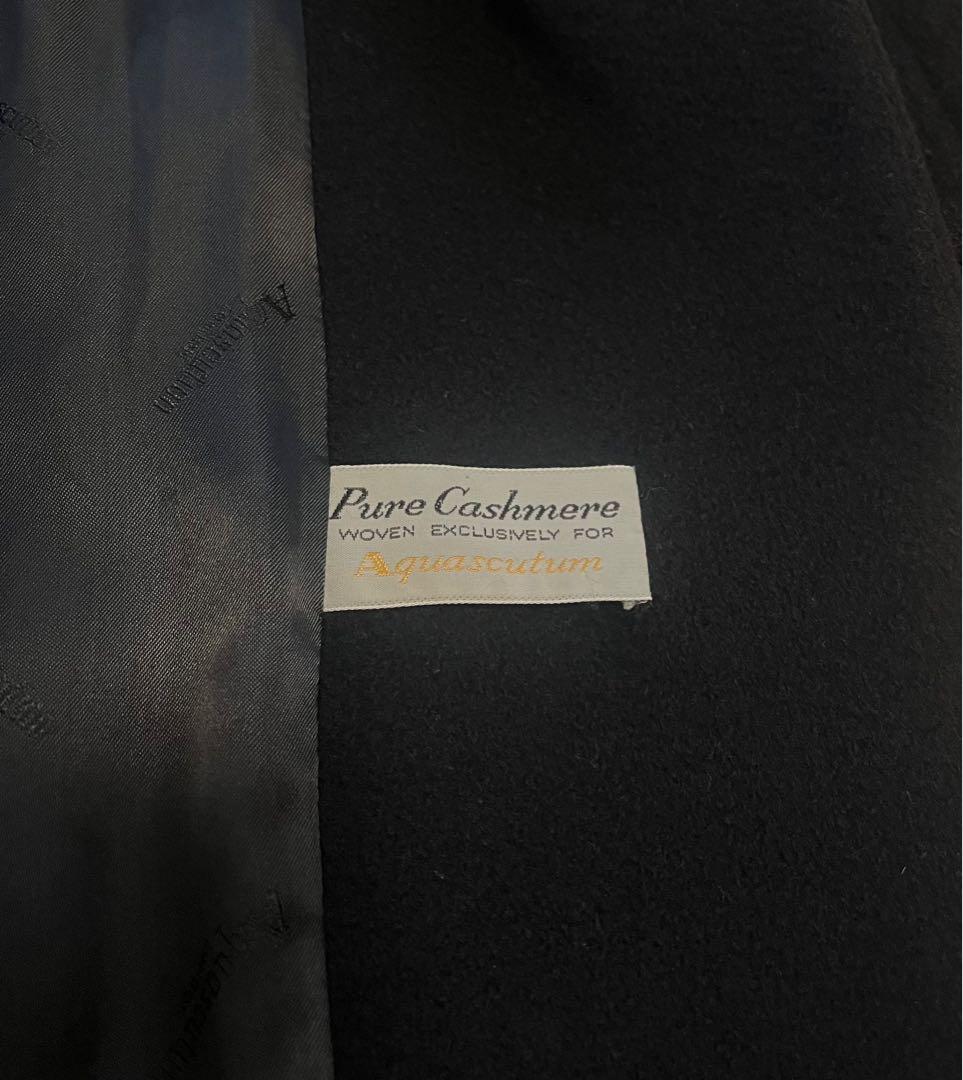 Aquascutum ダブルブレストチェスターコート　カシミヤ