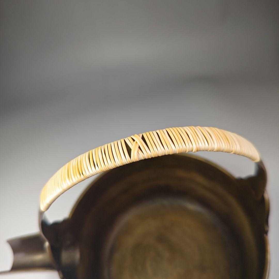 ウ314 汁器『中村秀峰作』『唐銅　汁器　共箱』茶道具