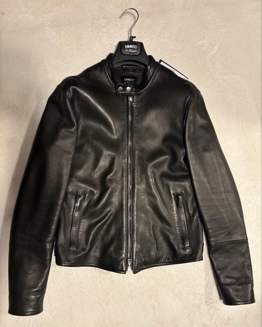 エンメティ EMMETI × 干場義雅コラボ レザー　ライダース　アッカ