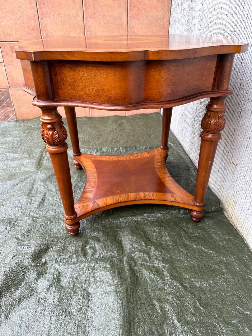 【オケージョナルテーブル】チェスト　木製　花台　飾台　収納　アンティーク◎