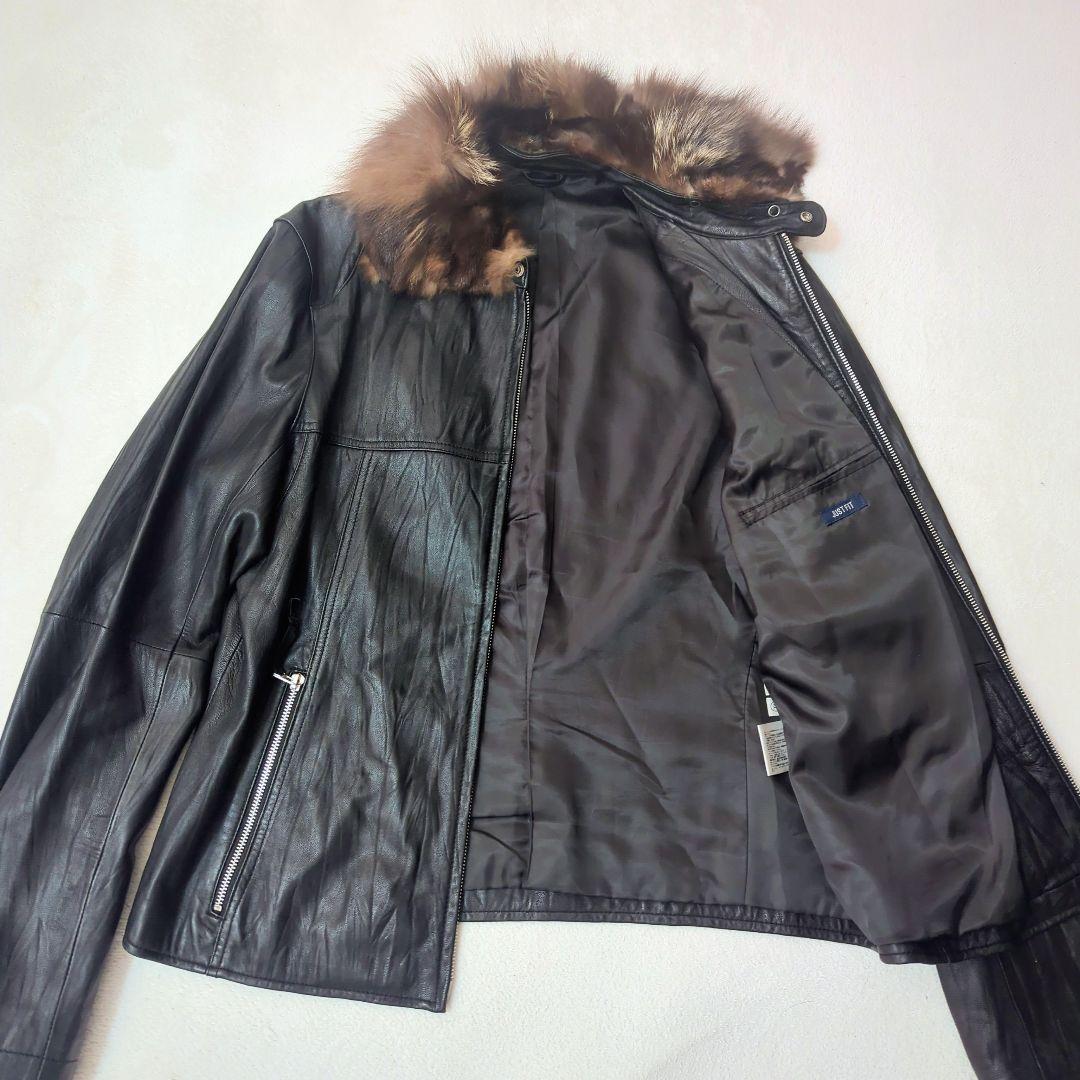 00's OLD UNIQLO オールド ユニクロ ラムレザー ジャケット XL