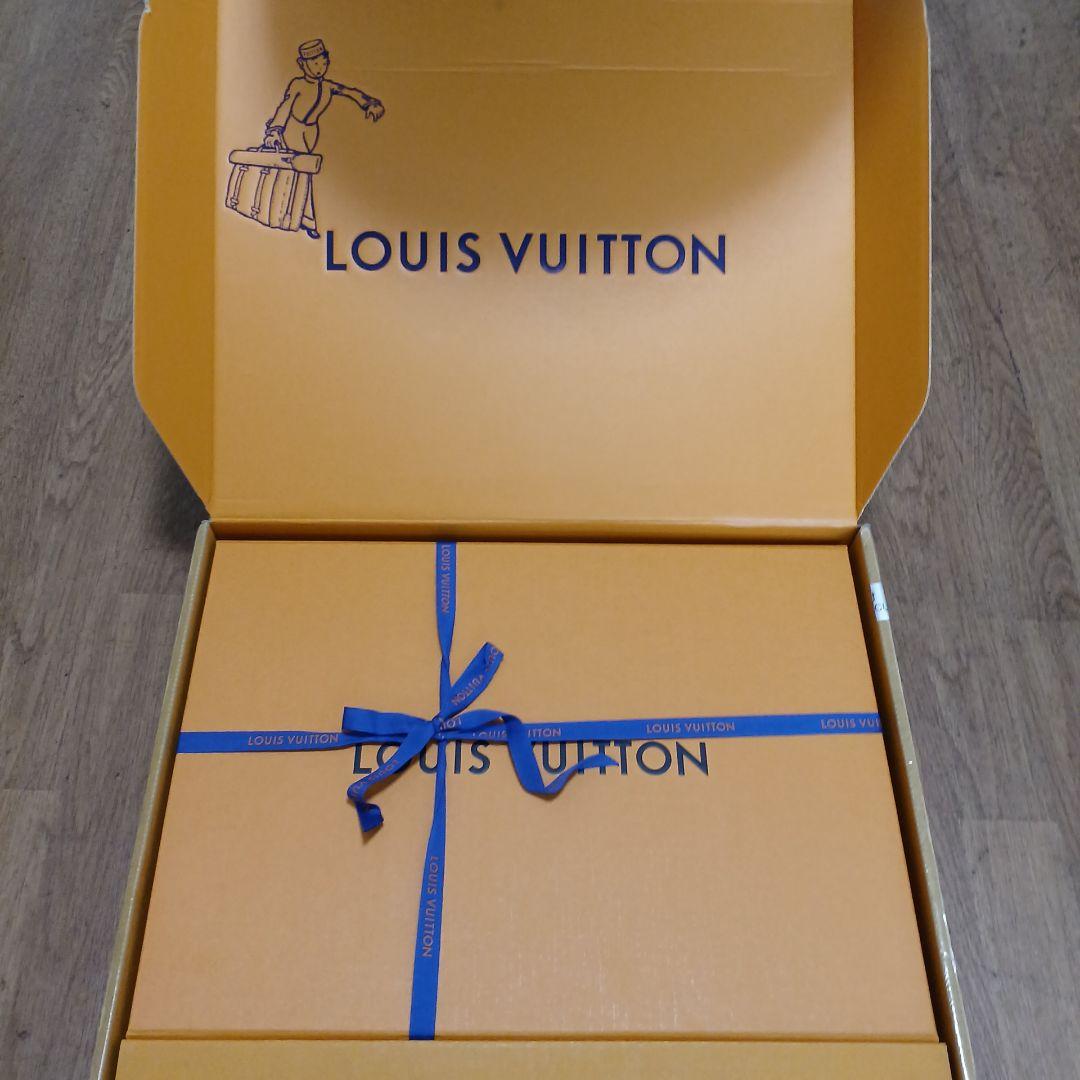 美品　LOUIS VUITTON カシミヤマフラー アイボリー/ブラウン