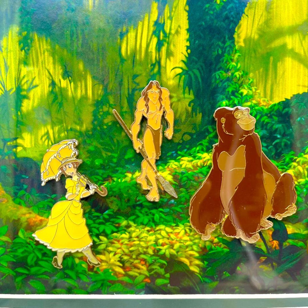 1000点限定 激レア★ターザン TARZAN 額縁 ピンバッジ★ディズニー