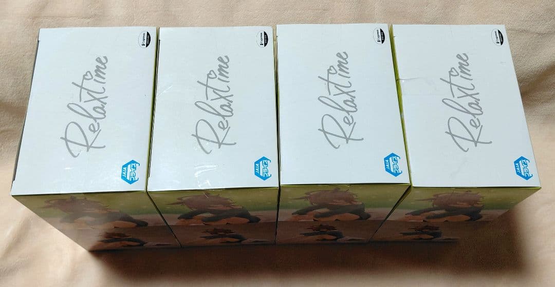 【4個セット】ウマ娘 アグネスタキオン フィギュア Relax time