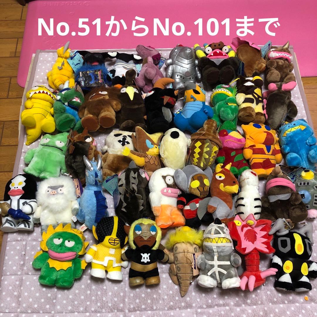 ウルトラ怪獣101ぬいぐるみ91体＋ゴールドバルタン、ゼットン、隊員2体