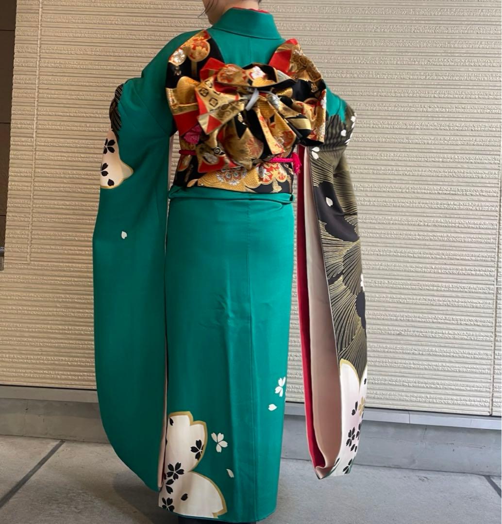 振袖セット一式緑
