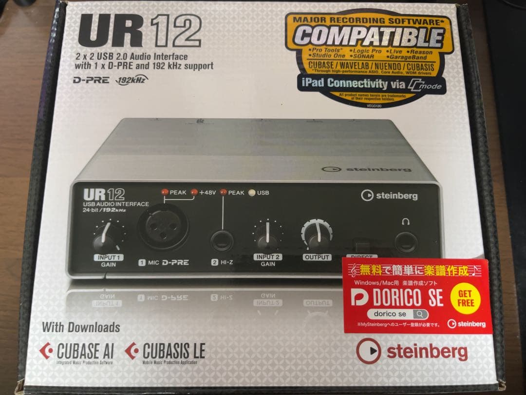 UR12 USBオーディオインターフェイス