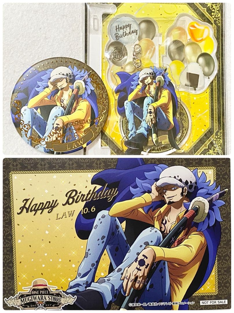 【ラスト】ワンピース 麦スト 10月 誕生日 ゆらゆらアクスタ 缶バ ロー