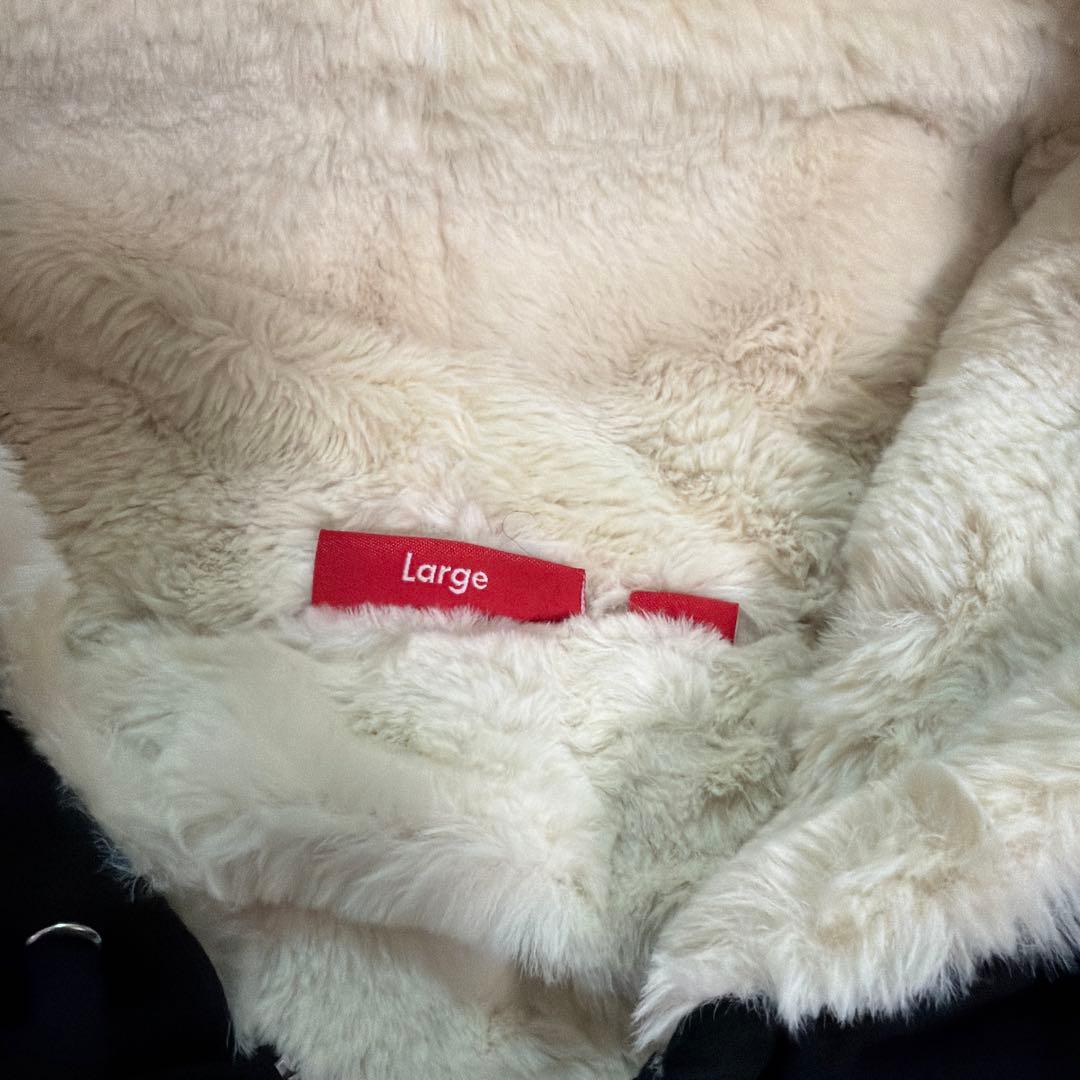 トップス Supreme Faux Fur Lined Zip Up Hoodie L