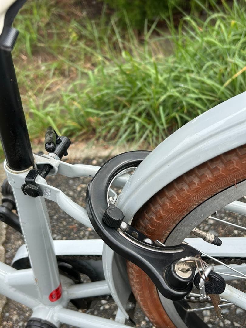 ★引取限定★ bikke j 子供用自転車 ホワイト フロントバスケット付き