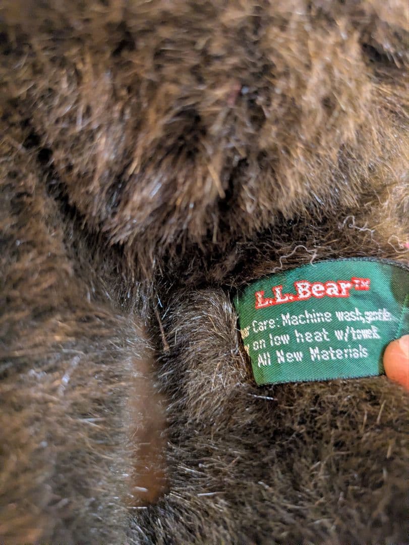 llbean teddy bear コラボ　ぬいぐるみ　ダウンベストベア 90s