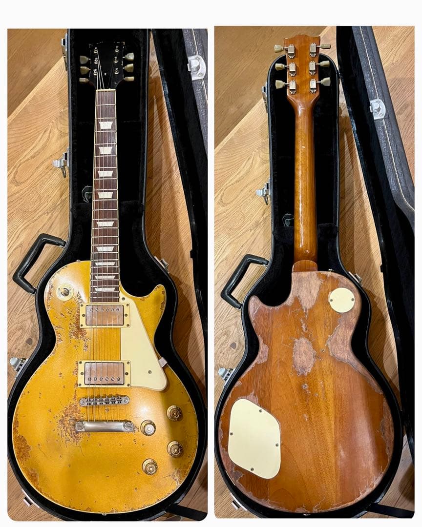 ハードエイジド レスポールゴールドトップレプリカ/オイルコンデンサー搭載