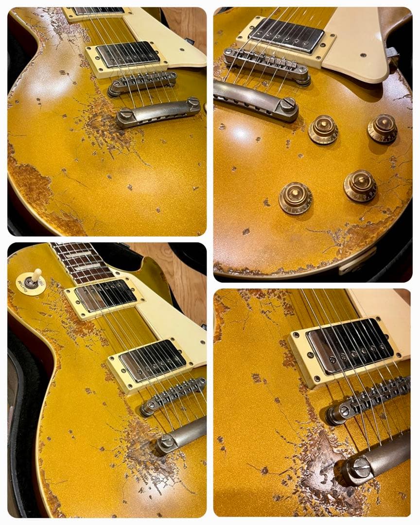ハードエイジド レスポールゴールドトップレプリカ/オイルコンデンサー搭載