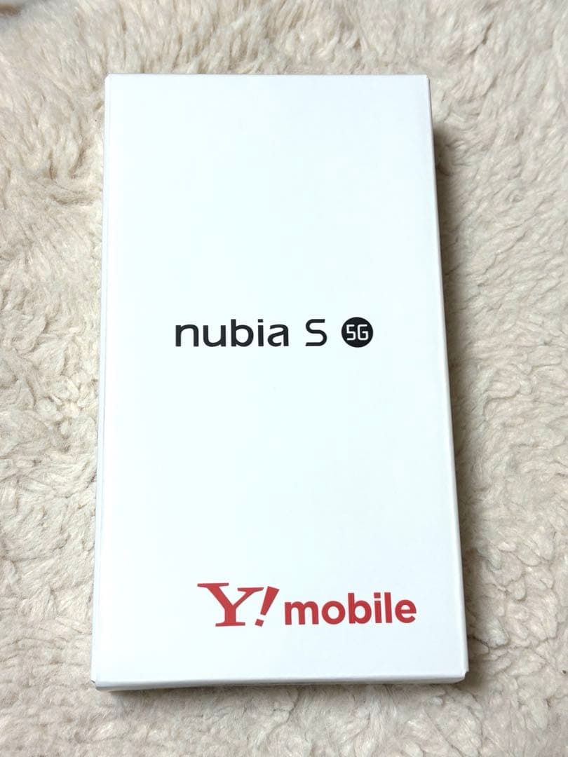nubia S 5G ホワイト128GB 新品未使用