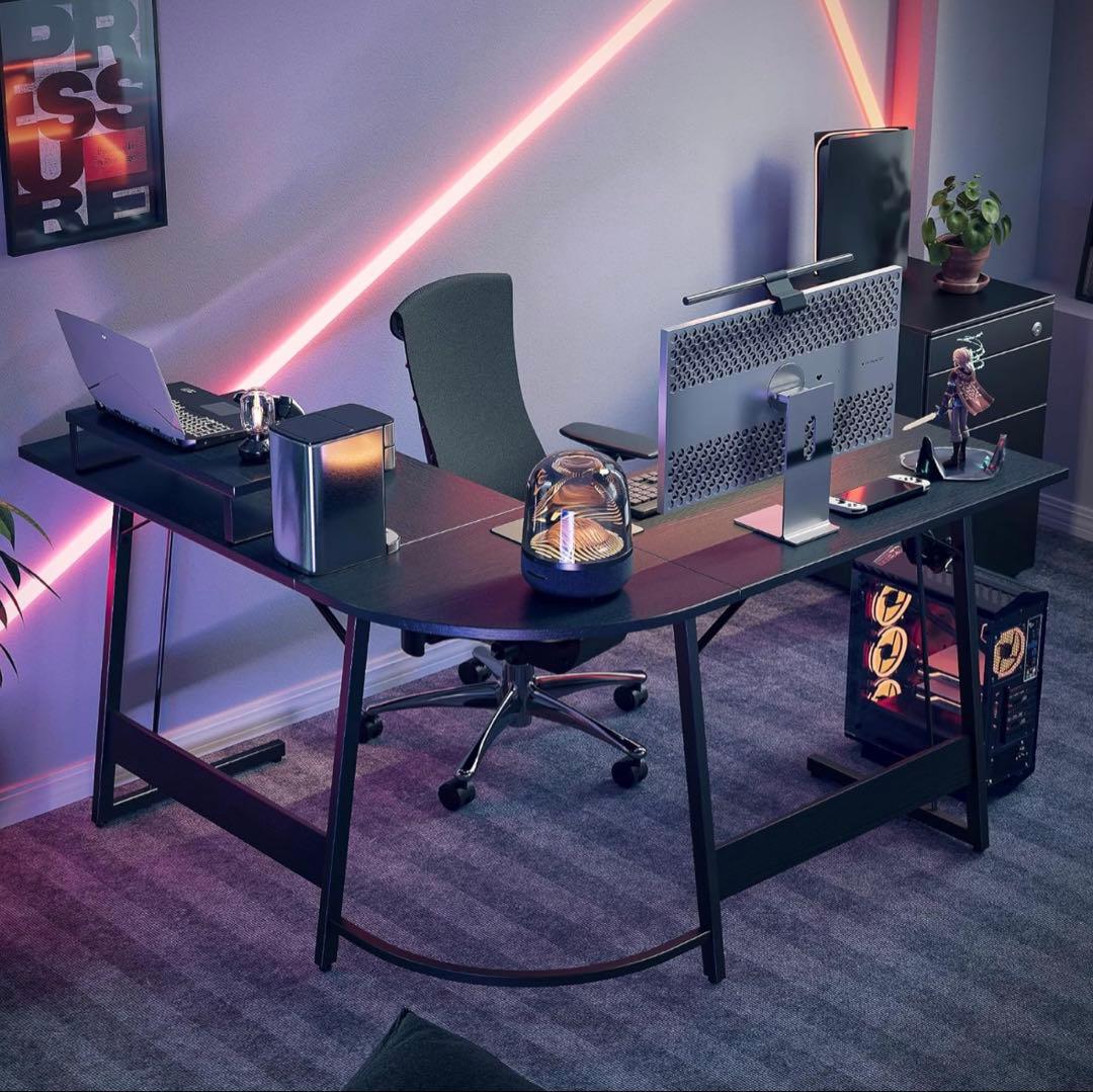 Ｌ字デスク パソコンデスク ゲーミングデスク