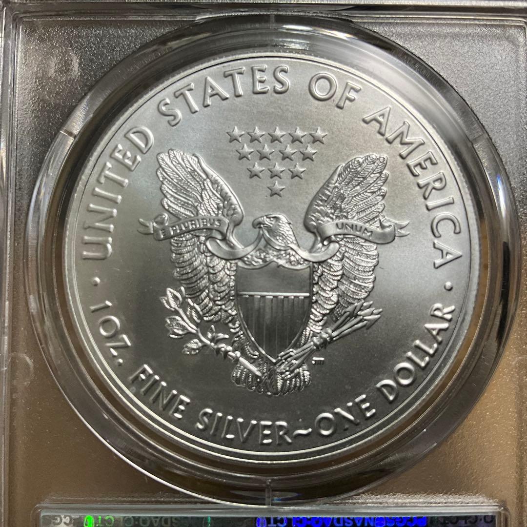 【新品】Silver Eagleイーグル銀貨2020 PCGS MS70
