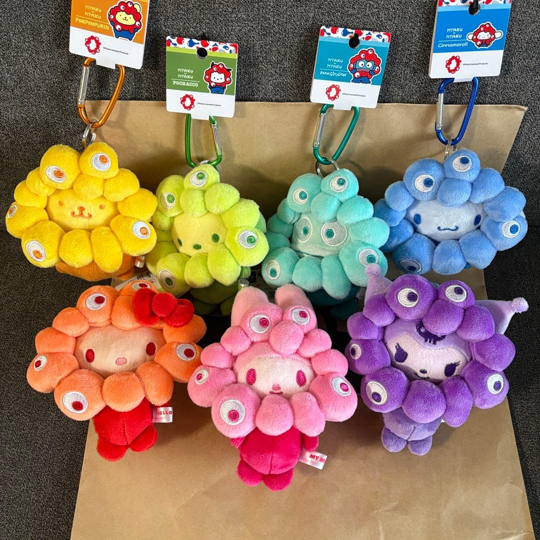 サンリオミャクミャク推しカラー　フルコンプ　EXPO2025ヌイグルミ