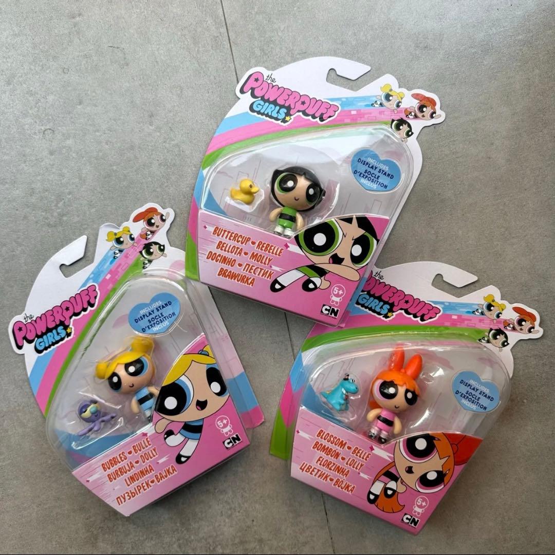 【レア】パワーパフガールズ フィギュア 3体セット　レトロ