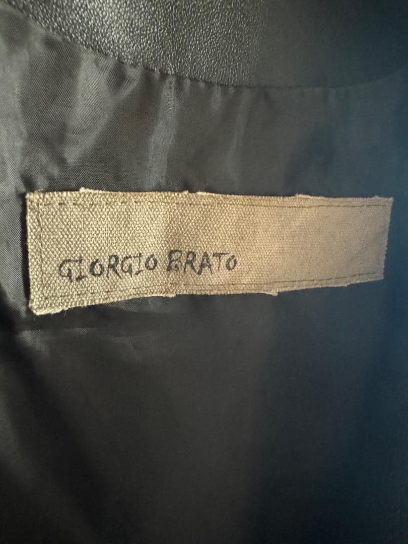 正規品 GIORGIO BRATO レザーライダース