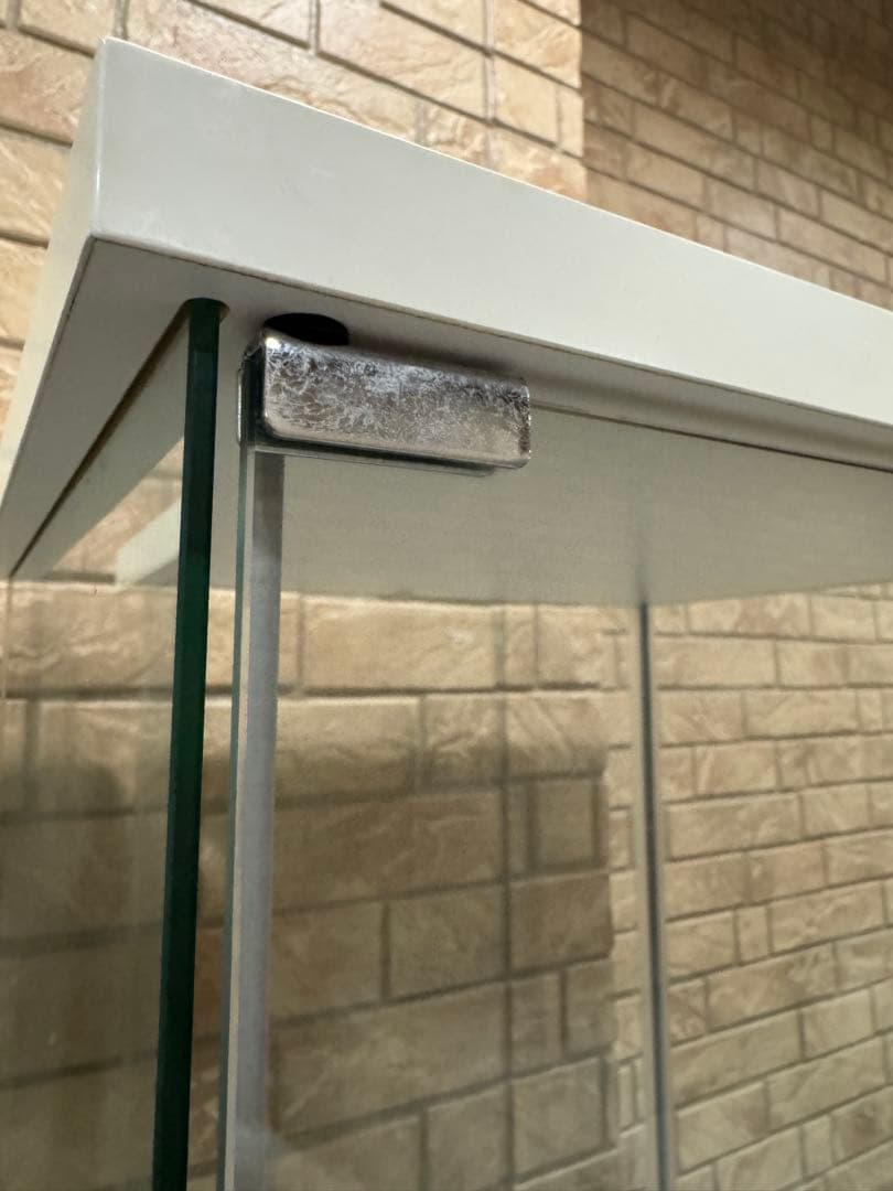 【即購入OK】IKEA DETOLF ガラス扉キャビネット 43x163 cm②