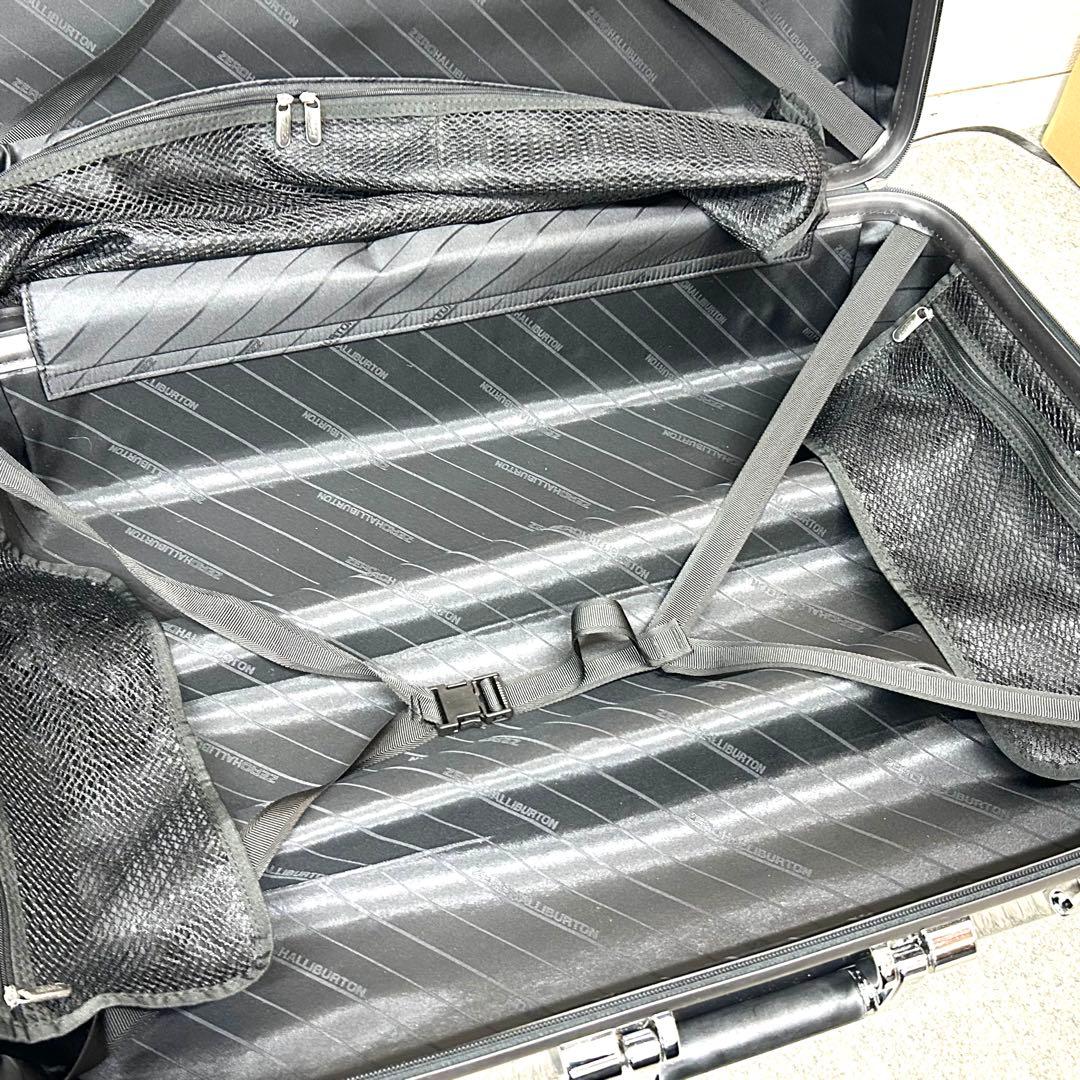 ゼロハリバートン 4輪 キャリーケース グレー系 大容量 傷あり