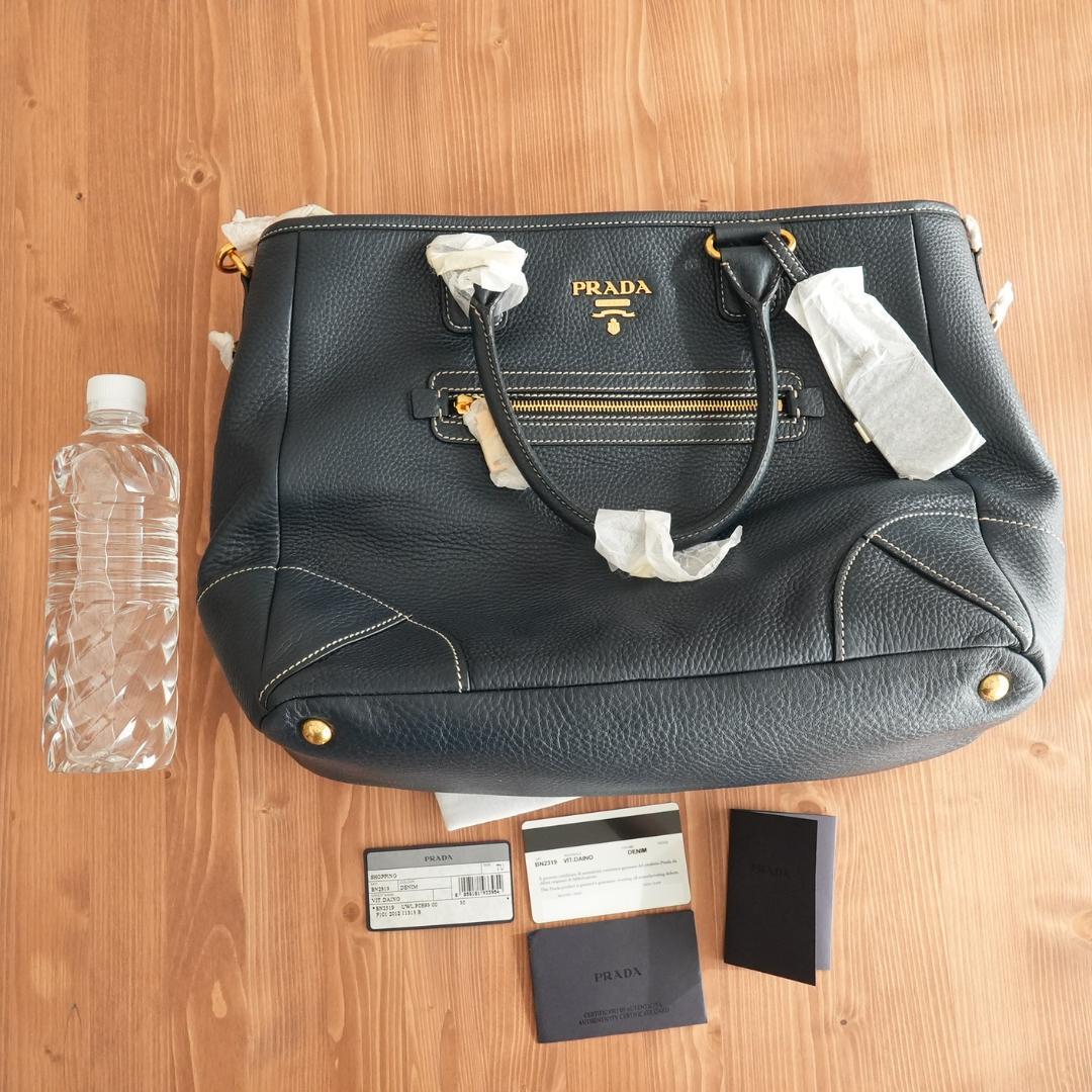 し*み様 PRADA プラダ レザー ハンドバッグ