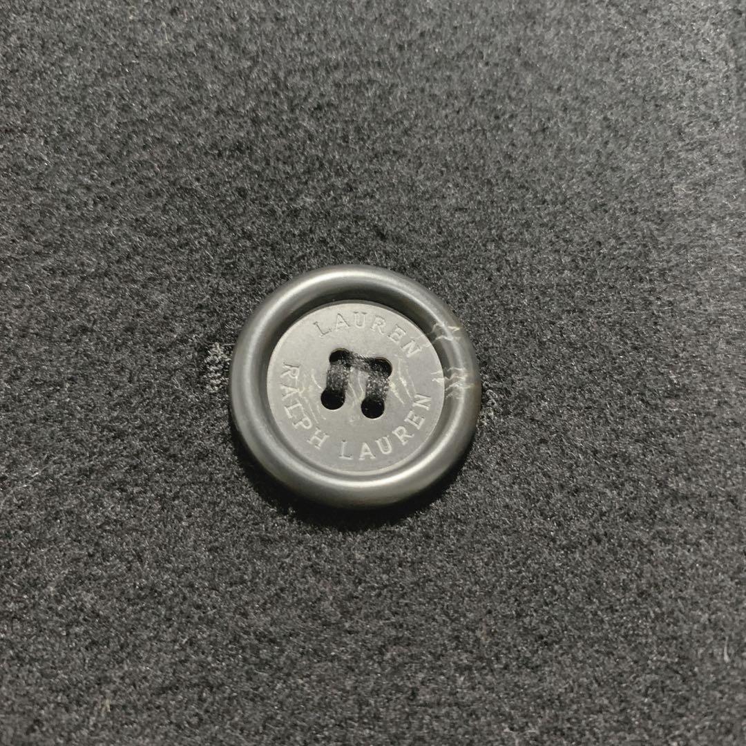 【美品】ローレンラルフローレン カシミヤ混 チェスターコート ロング丈 黒