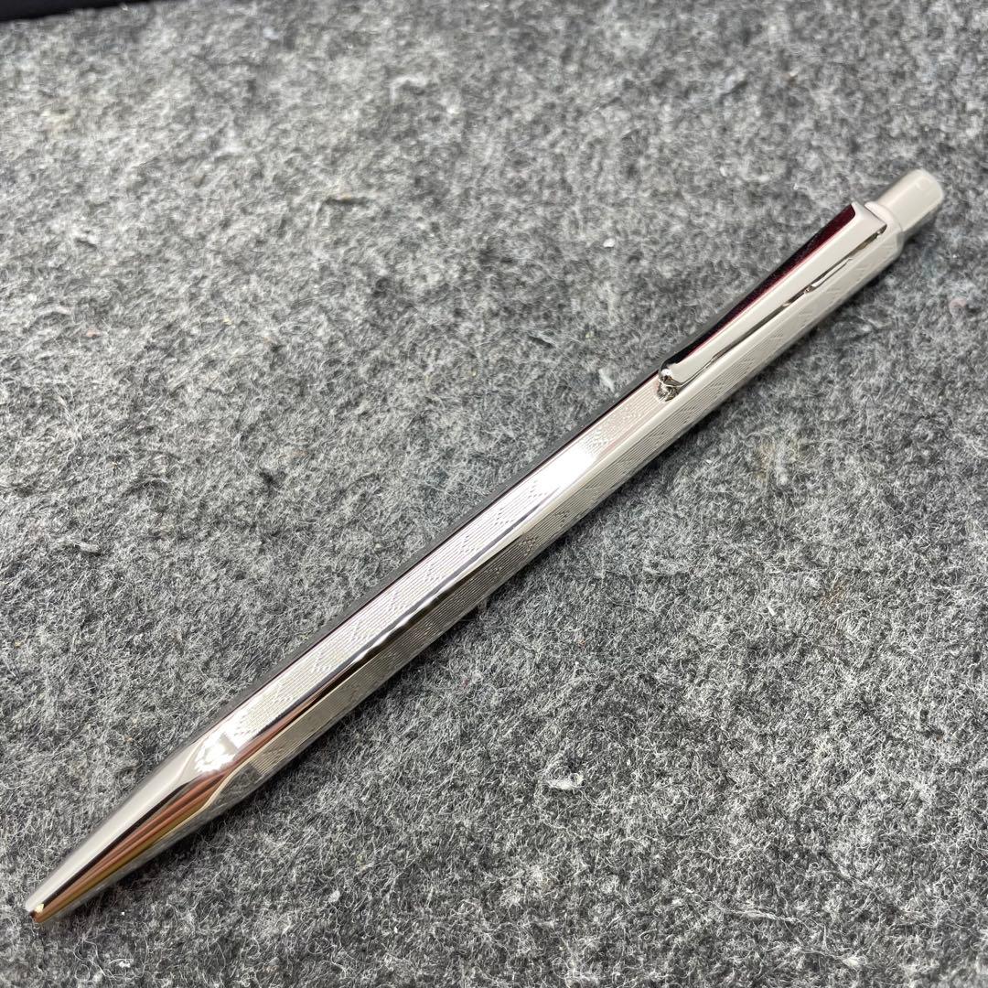 PE1244□カランダッシュ エクリドール シェブロン ノック式ボールペン 美品